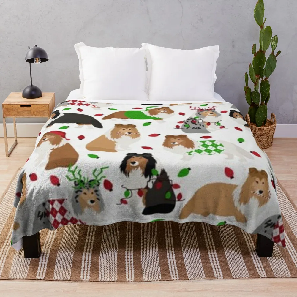 SHELTIE Throw Blanket Blankets For Sofas Soft Plaid Large Blanket Vintage Blanket
SHELTIE Throw Blanket Blankets For Sofas Soft Plaid Large Blanket Vintage Blanket