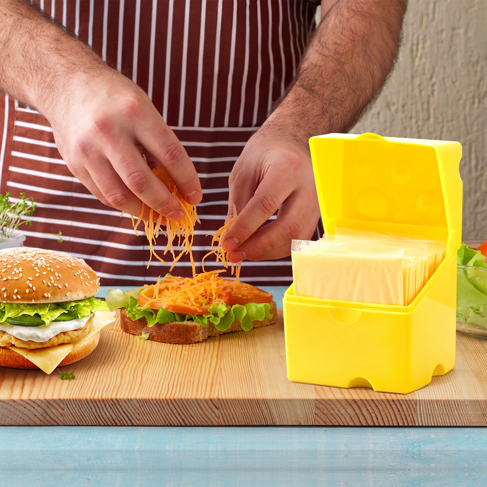 Crisper Refrigerator Keeper Slice Cheese Container Kitchen Containers Food Serving Cases Portable Butter Cases Cheese Slice
Crisper Refrigerator Keeper Slice Cheese Container Kitchen Containers Food Serving Cases Portable Butter Cases Cheese Slice