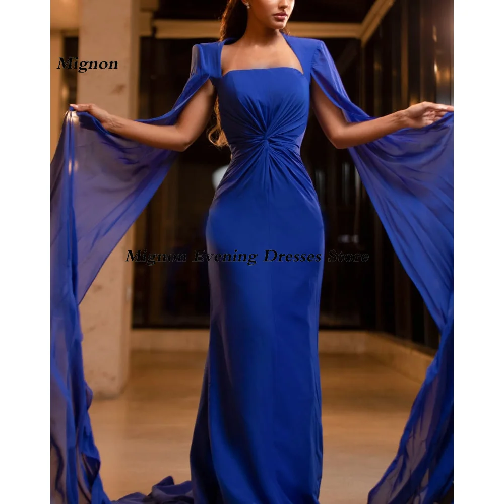 Mignon Chiffon Mermaid Square Neck Ruffle Formal Prom Gown Floor Length luxury Evening Formal Elegant Party Dress for Women 2023
Mignon Chiffon Mermaid Square Neck Ruffle Formal Prom Gown Floor Length luxury Evening Formal Elegant Party Dress for Women 2023
