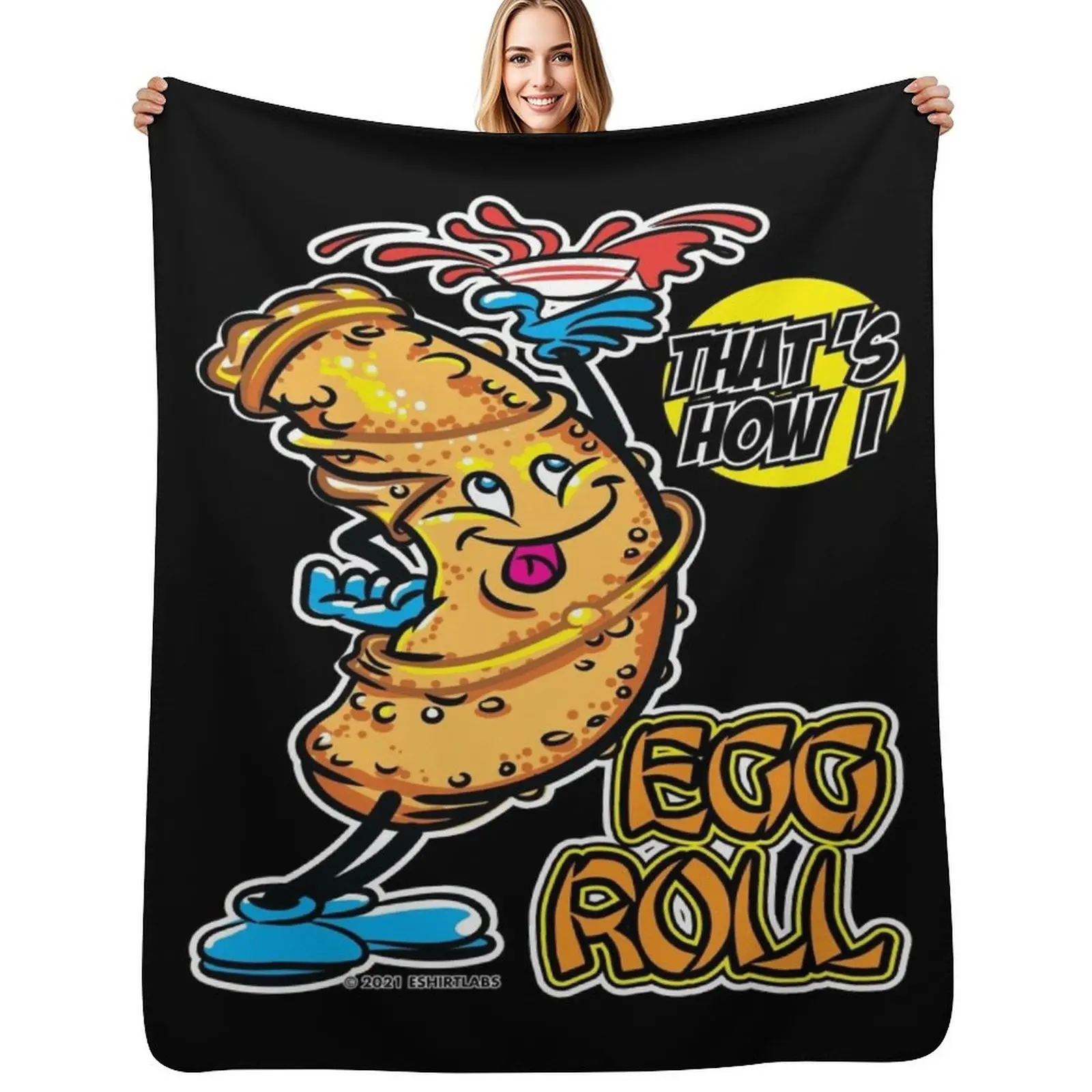Egg Rolls, Thats How I Roll by eShirtLabs Throw Blanket christmas decoration Fashion Sofas Cute Plaid Large Blankets
Egg Rolls, Thats How I Roll by eShirtLabs Throw Blanket christmas decoration Fashion Sofas Cute Plaid Large Blankets