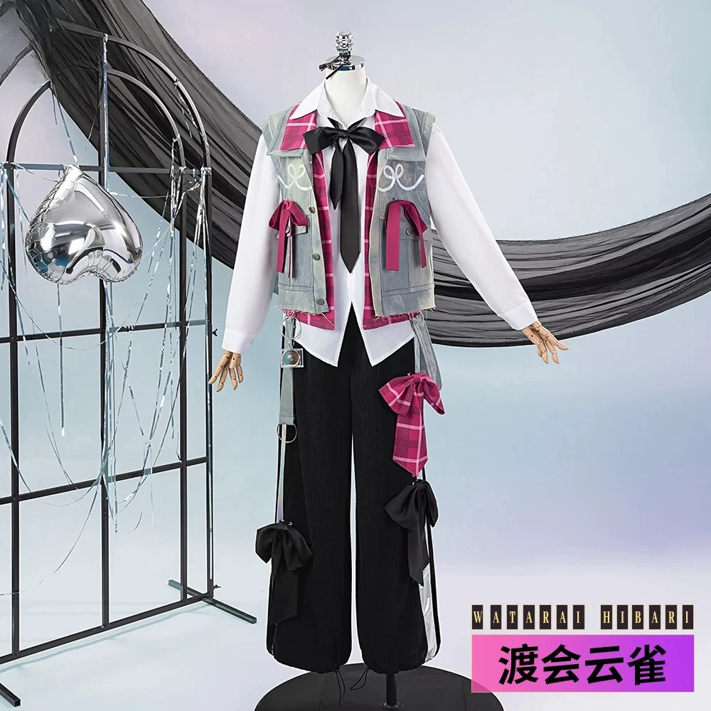 Vtuber Watarai Hibari Cosplay Costume Outfit VOLTACTION 3rd Anniversary Plaid Vest Street Style Suit Role Play Clothes AniMuse
Vtuber Watarai Hibari Cosplay Costume Outfit VOLTACTION 3rd Anniversary Plaid Vest Street Style Suit Role Play Clothes AniMuse