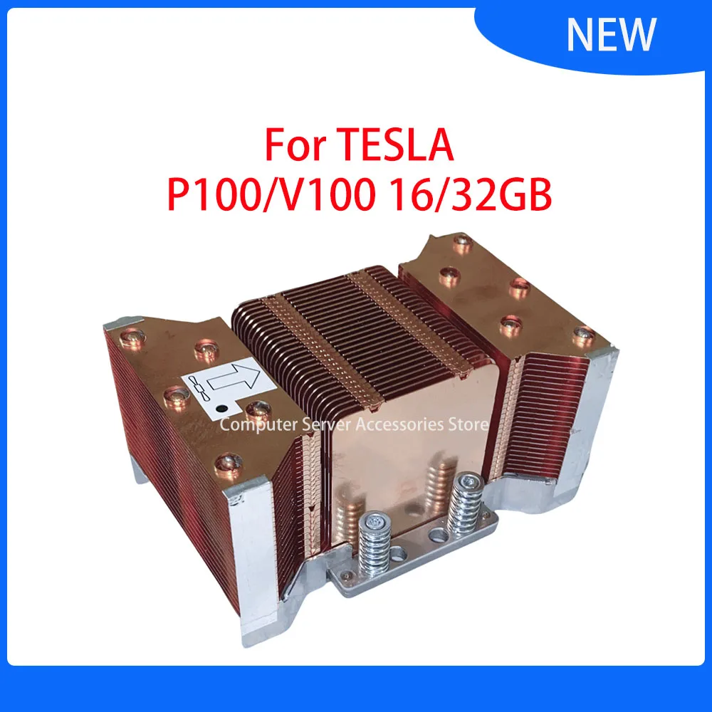Радиатор для Tesla P100/V100 16/32 ГБ 699-2G503-0204-20 Видеокарта графического процессора Полностью медный радиатор-кулер
Радиатор для Tesla P100/V100 16/32 ГБ 699-2G503-0204-20 Видеокарта графического процессора Полностью медный радиатор-кулер