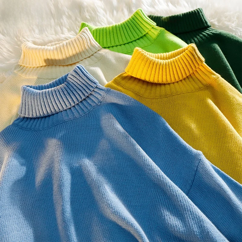 Мужской вязаный свитер с высоким воротником, утепленный, повседневный, в уличном стиле, однотонный, зимний, модный, свободного кроя, базовый слой
Мужской вязаный свитер с высоким воротником, утепленный, повседневный, в уличном стиле, однотонный, зимний, модный, свободного кроя, базовый слой