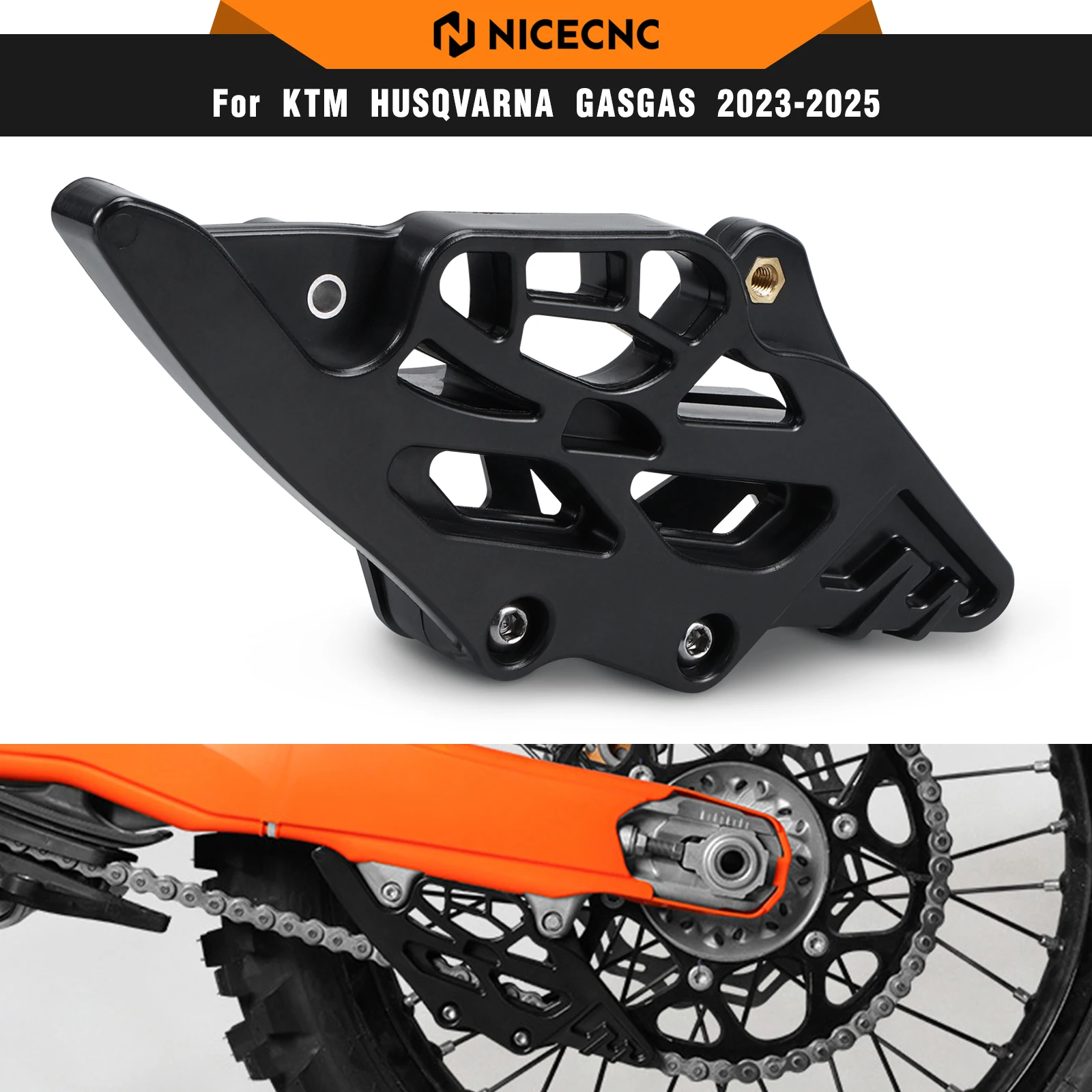 NICECNC For KTM EXC 300 2024 Rear Chain Guide Chain Guard For KTM EXC-F 350 SX 125 SX 250 SX-F 450 Husqvarna TE 300 GasGas EC300
NICECNC For KTM EXC 300 2024 Rear Chain Guide Chain Guard For KTM EXC-F 350 SX 125 SX 250 SX-F 450 Husqvarna TE 300 GasGas EC300