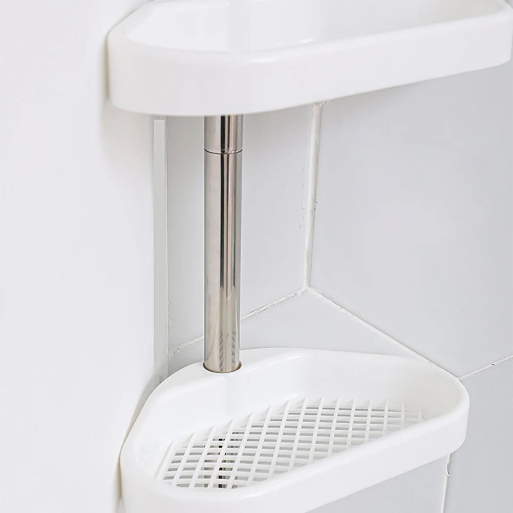 Multipurpose 4 Tier Bathroom Corner Shower Tension Pole Telescopic Rod Storage Rack Shower Organizer Stainless Steel Shelf
Multipurpose 4 Tier Bathroom Corner Shower Tension Pole Telescopic Rod Storage Rack Shower Organizer Stainless Steel Shelf