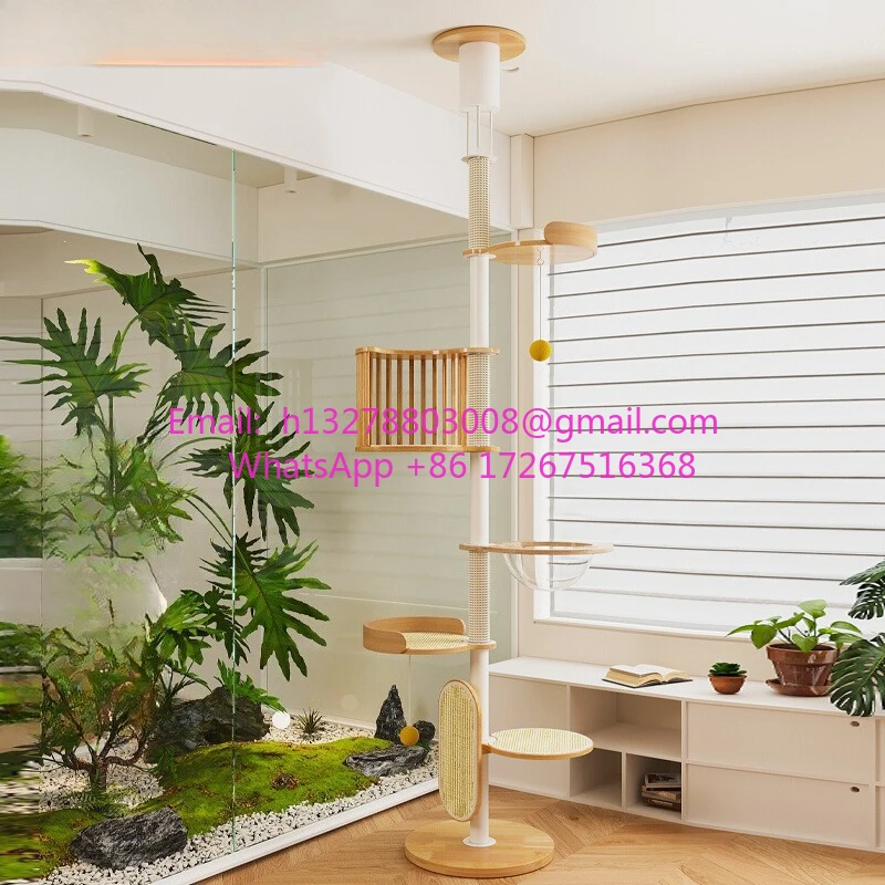 Cat special tree integrated scratch column bay window top rack
Cat special tree integrated scratch column bay window top rack