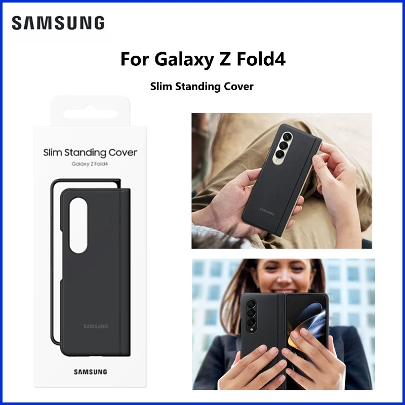 Original Samsung Slim Standing Cover Protective Case for Galaxy Z Fold4 5G Prop Up Hands Free Viewing EF-MF936
Original Samsung Slim Standing Cover Protective Case for Galaxy Z Fold4 5G Prop Up Hands Free Viewing EF-MF936