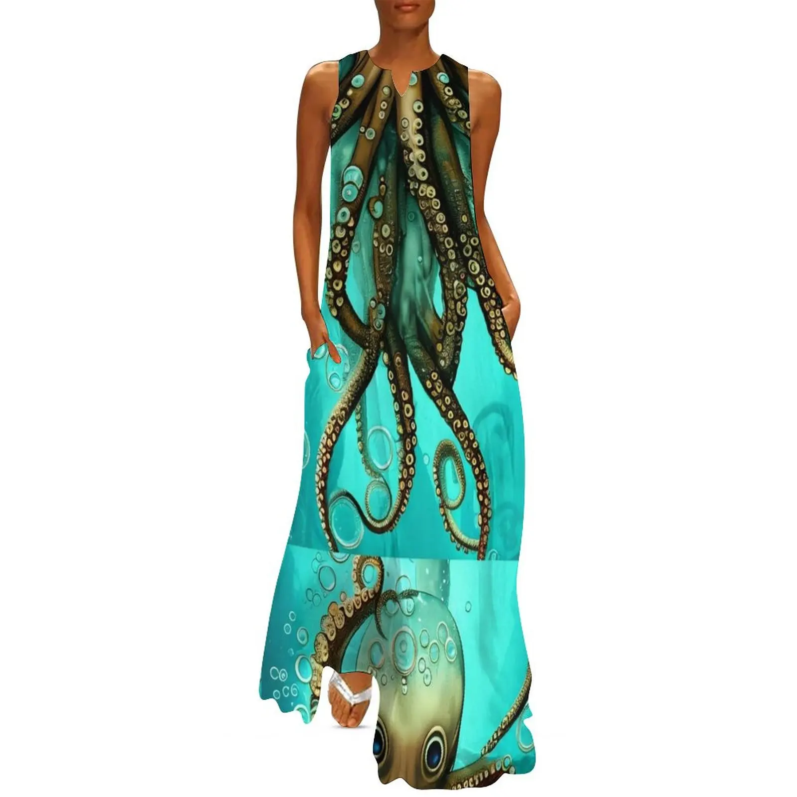 Octopus Underwater Long Dress Dresses long dress women summer Dance dresses Casual dresses
Octopus Underwater Long Dress Dresses long dress women summer Dance dresses Casual dresses