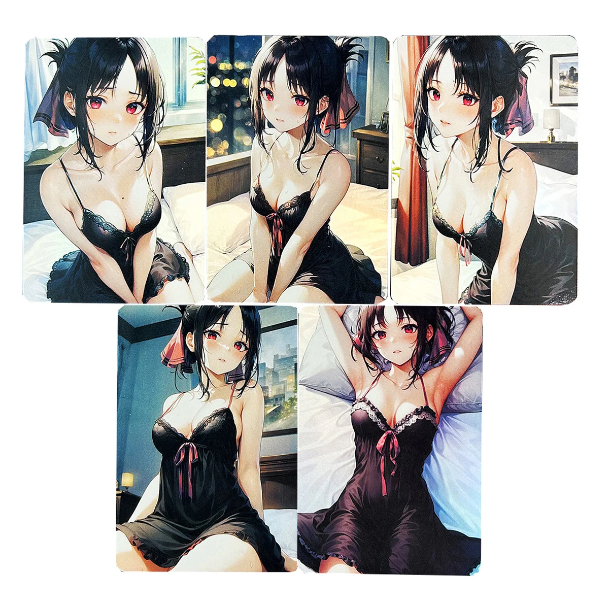 Пижама Shinomiya Kaguya самостоятельного изготовления, милая Коллекционная аниме карточка с рефракционными цветами, с персонажами, подарок для женщин, 5 шт./комплект
Пижама Shinomiya Kaguya самостоятельного изготовления, милая Коллекционная аниме карточка с рефракционными цветами, с персонажами, подарок для женщин, 5 шт./комплект