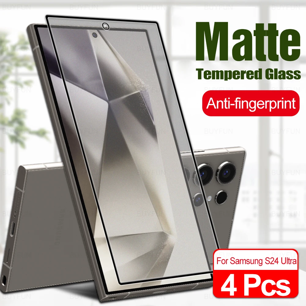 4 шт матовое закаленное стекло для Samsung Galaxy S24 Ultra Plus Samsong 24 s S24plus S 24 S24 + S24ultra 5G защита для экрана Sumsung
4 шт матовое закаленное стекло для Samsung Galaxy S24 Ultra Plus Samsong 24 s S24plus S 24 S24 + S24ultra 5G защита для экрана Sumsung
