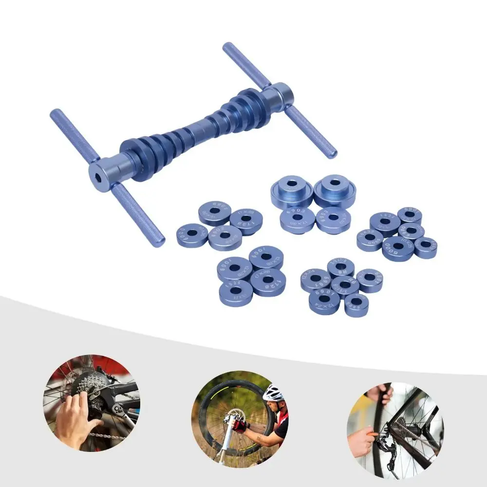 18 Pressure Blocks Bicycle Bearing Installation Tool Carrying Case Soft Tail Frame Professional Bearing Press Set Hub Assembly
18 Pressure Blocks Bicycle Bearing Installation Tool Carrying Case Soft Tail Frame Professional Bearing Press Set Hub Assembly