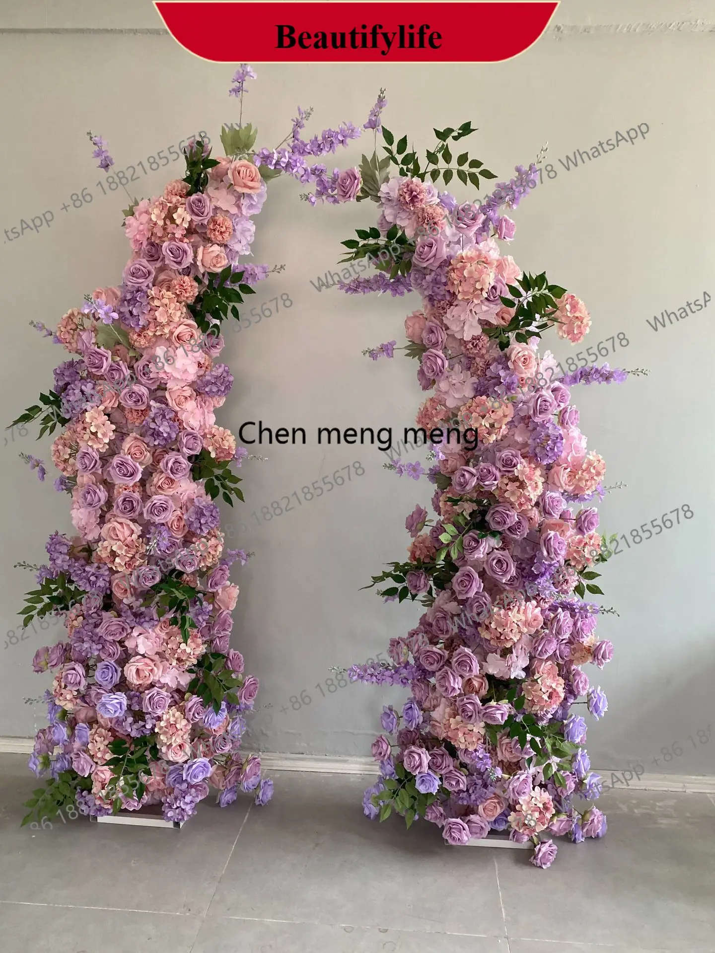 z183 230CM Outdoor Wedding Arch Pink Purple Horn Flower Arrangement Wedding Stage Decoration Window Display Artificial Flowers
z183 230CM Outdoor Wedding Arch Pink Purple Horn Flower Arrangement Wedding Stage Decoration Window Display Artificial Flowers