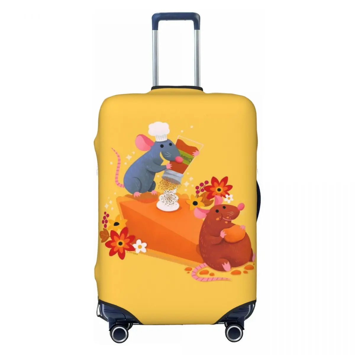 Защитный чехол для чемодана с рисунком Рататуи, забавный чехол для дорожного чемодана, подходит для чемоданов 18-32 дюймов
Защитный чехол для чемодана с рисунком Рататуи, забавный чехол для дорожного чемодана, подходит для чемоданов 18-32 дюймов