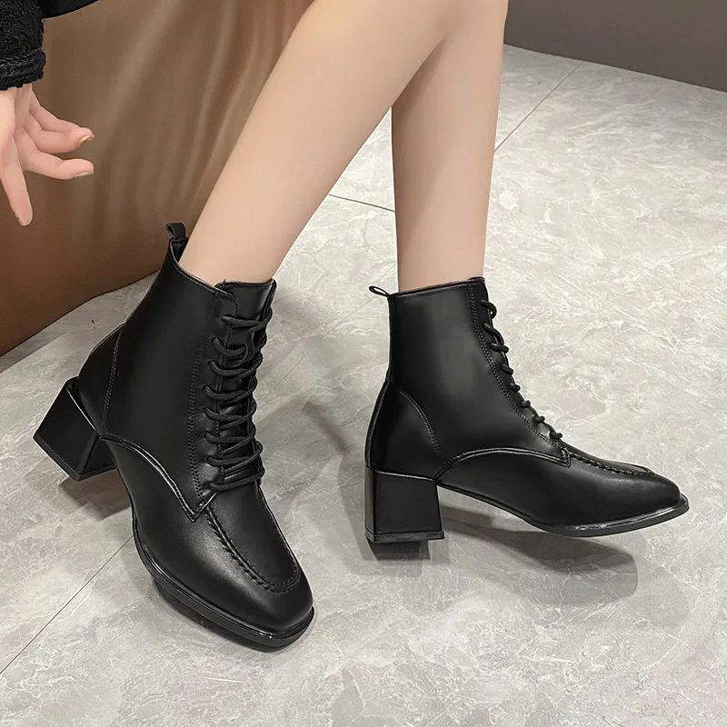 2023 New Boots Lady Boots-Women Autumn Shoes Elegant High Heel Rubber Ankle Solid Basic Casual Loafers Ladies Fashion Boots
2023 New Boots Lady Boots-Women Autumn Shoes Elegant High Heel Rubber Ankle Solid Basic Casual Loafers Ladies Fashion Boots