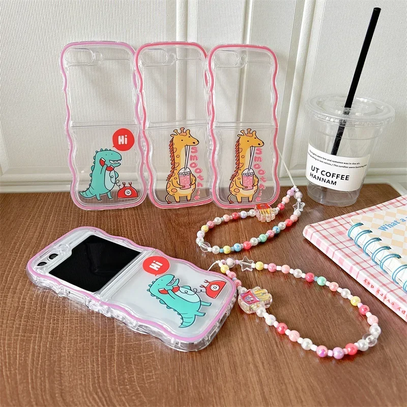Creative Dinosaur Phone Case for Samsung Galaxy Z Flip 6 5 4 3 Back Cover for ZFlip3 ZFlip4 ZFlip5 ZFlip6 Protective Shell
Creative Dinosaur Phone Case for Samsung Galaxy Z Flip 6 5 4 3 Back Cover for ZFlip3 ZFlip4 ZFlip5 ZFlip6 Protective Shell