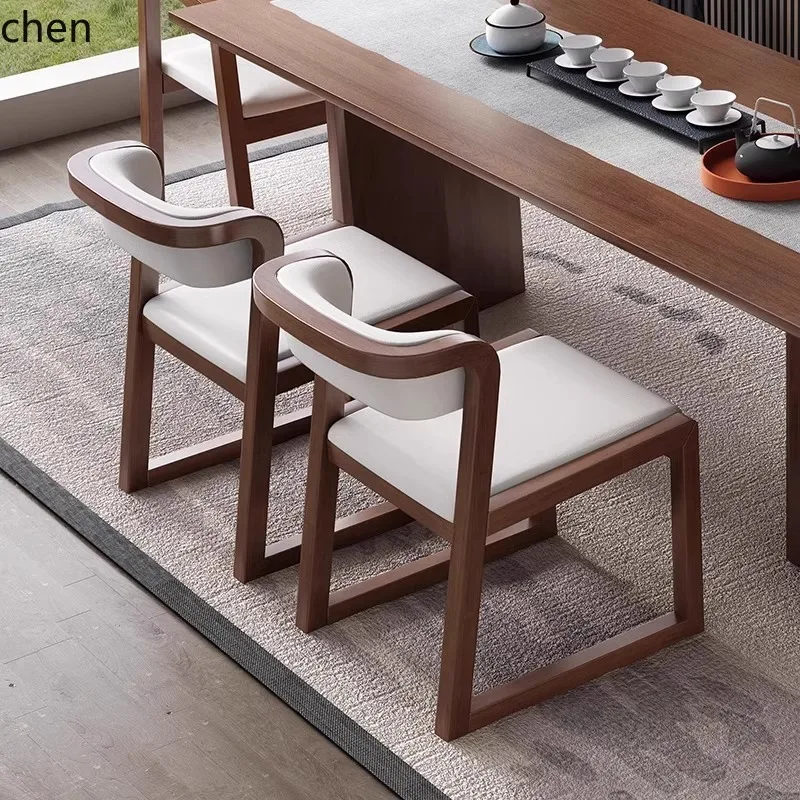 ZML New Chinese Solid Wood Dining Chair Simple Modern Household Back Chair Tea Light Luxury Armrest Tea Room Restaurant Stool
ZML New Chinese Solid Wood Dining Chair Simple Modern Household Back Chair Tea Light Luxury Armrest Tea Room Restaurant Stool