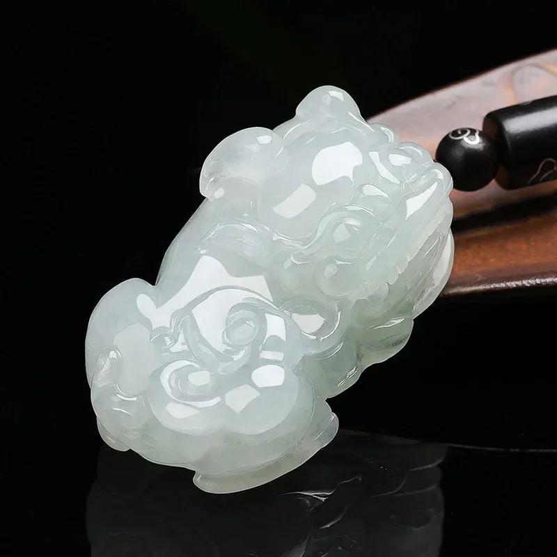 Burmese Jade Pixiu Pendant White Jewelry Natural Necklaces Talismans Men Emerald Amulet Real Stone Fashion Man Jadeite Necklace
Burmese Jade Pixiu Pendant White Jewelry Natural Necklaces Talismans Men Emerald Amulet Real Stone Fashion Man Jadeite Necklace