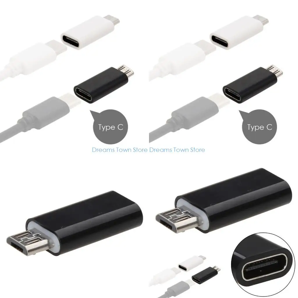 HX6A Micro USB 2.0 5Pin Male to USB 3.1 Type C Female Adapter for Charging/Transferring Data for for Galaxy Note 5
HX6A Micro USB 2.0 5Pin Male to USB 3.1 Type C Female Adapter for Charging/Transferring Data for for Galaxy Note 5