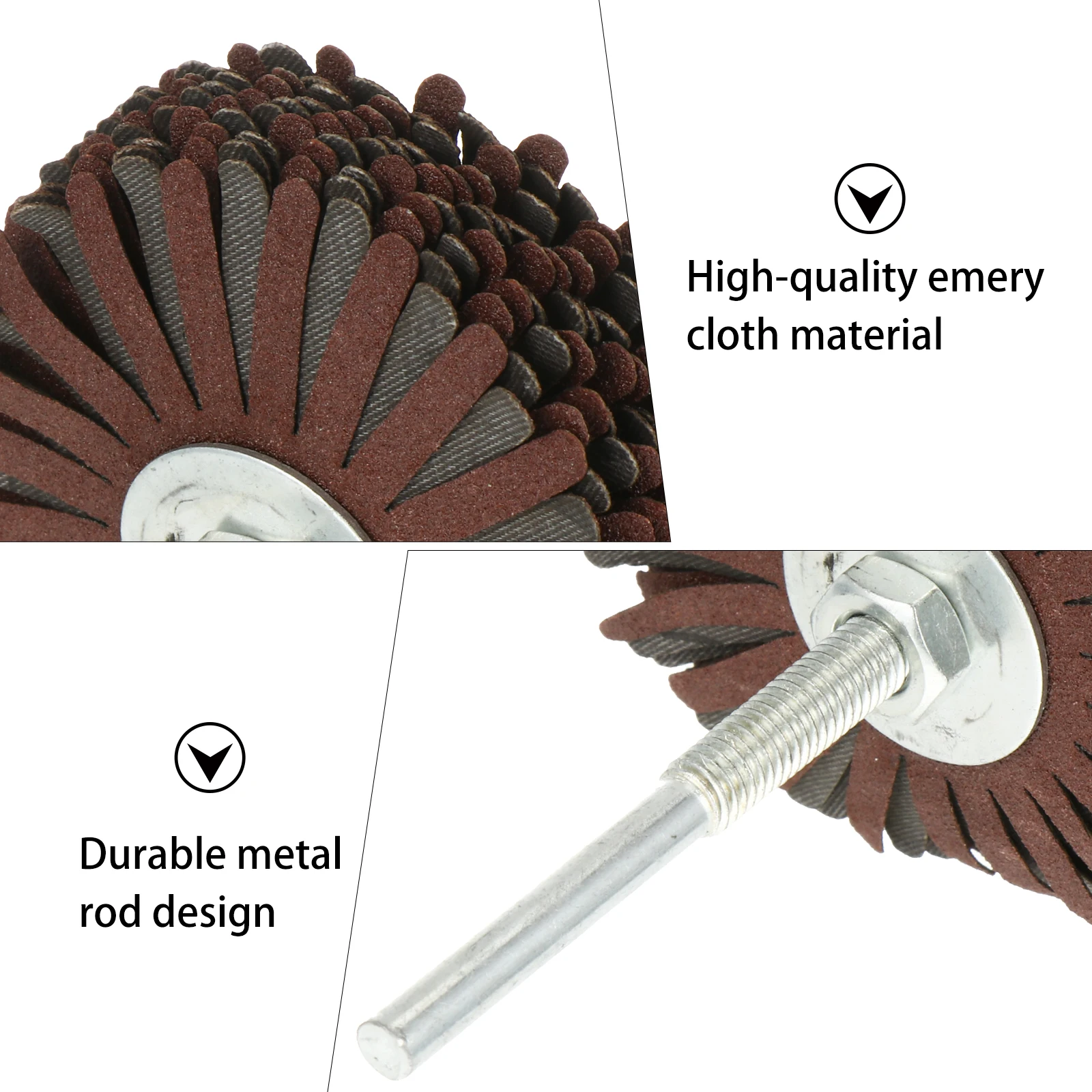 1pc Sandpaper Flower Head 20 Layers Double Cloth Leaves Polishing Wheel for Furniture Shoes Grinding Tools
1pc Sandpaper Flower Head 20 Layers Double Cloth Leaves Polishing Wheel for Furniture Shoes Grinding Tools