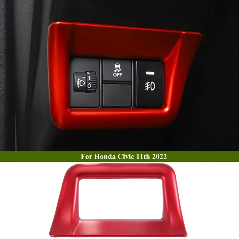Кнопки переключения фар, декоративная крышка для Honda Civic 11Th 2022 2023, красные внутренние запасные части, аксессуары, детали
Кнопки переключения фар, декоративная крышка для Honda Civic 11Th 2022 2023, красные внутренние запасные части, аксессуары, детали