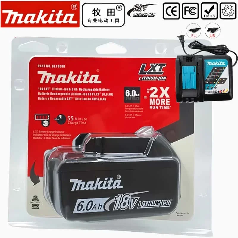 100% Authentic 6.0Ah Makita 18V battery forBrushless impact drill Makita DTW285 BL1830 BL1830B BL1840 BL1850 BL1850B 18V Battery
100% Authentic 6.0Ah Makita 18V battery forBrushless impact drill Makita DTW285 BL1830 BL1830B BL1840 BL1850 BL1850B 18V Battery