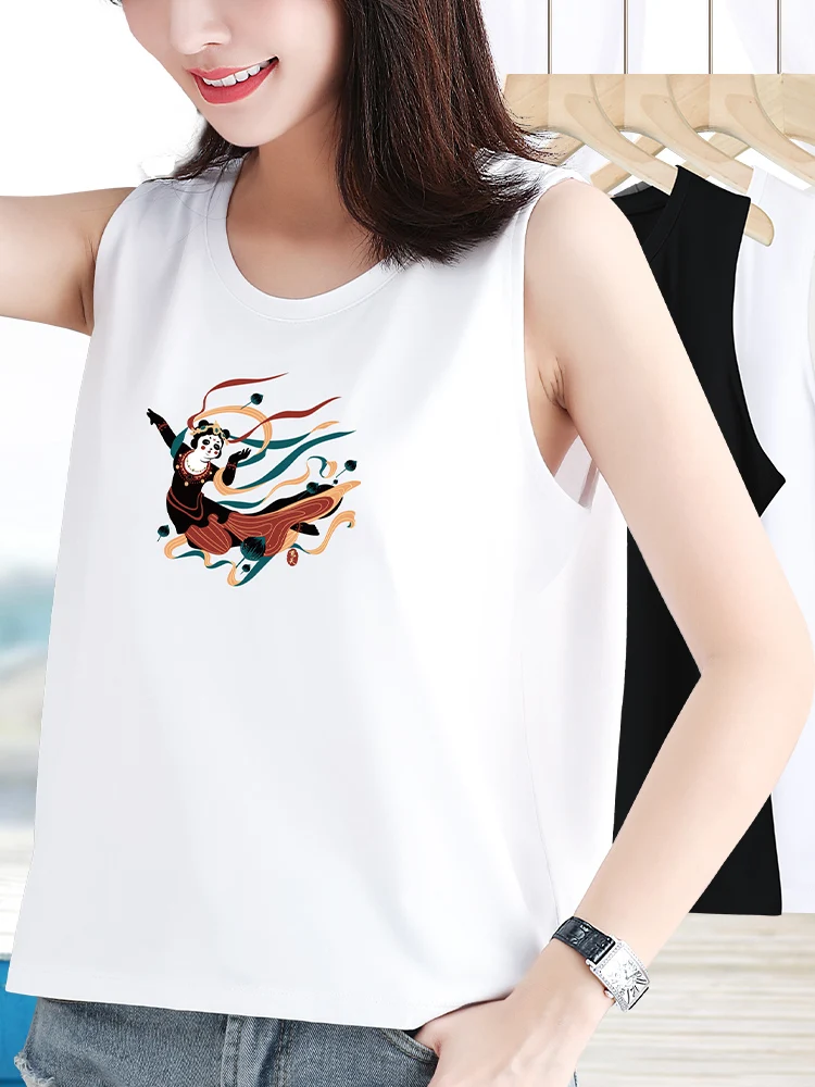 Летний повседневный женский топ-жилет Svel Ice Sensation, белый, с модным принтом, свободный крой, футболка-майка
Летний повседневный женский топ-жилет Svel Ice Sensation, белый, с модным принтом, свободный крой, футболка-майка