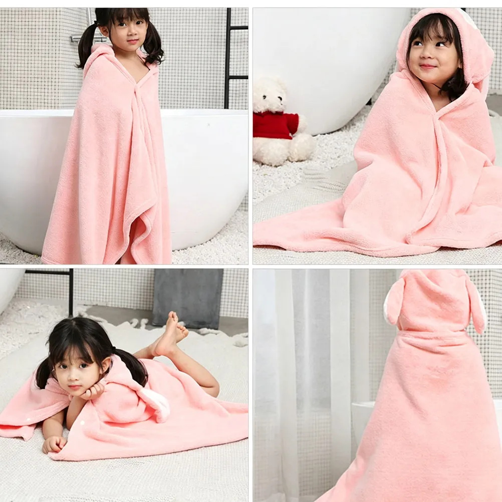 1Pcs Hooded Bath Towel for Children Soft Breathable Coral Fleece Superfine Fiber Water Absorbing Warm After Bath Drying Cloak
1Pcs Hooded Bath Towel for Children Soft Breathable Coral Fleece Superfine Fiber Water Absorbing Warm After Bath Drying Cloak