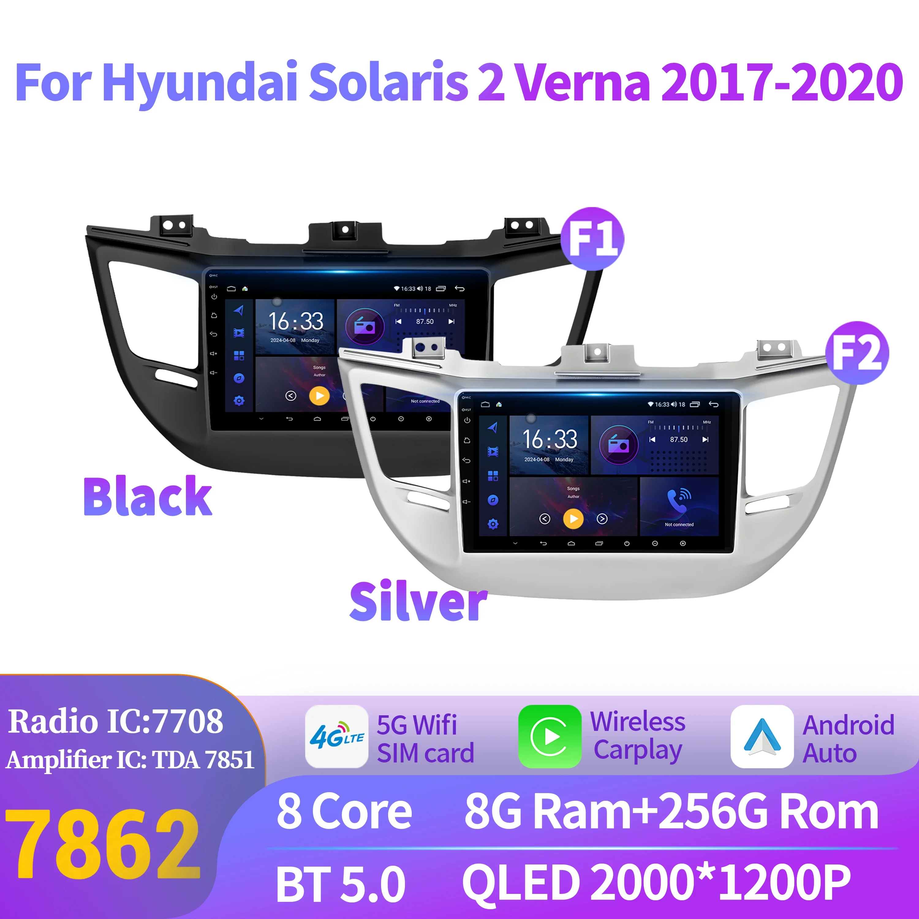 For Hyundai Tucson IX35 3 2015-2018 Car Radio Multimedia Android GPS Wireless BT CarPlay Navigation Touch 2K QLED Screen
For Hyundai Tucson IX35 3 2015-2018 Car Radio Multimedia Android GPS Wireless BT CarPlay Navigation Touch 2K QLED Screen