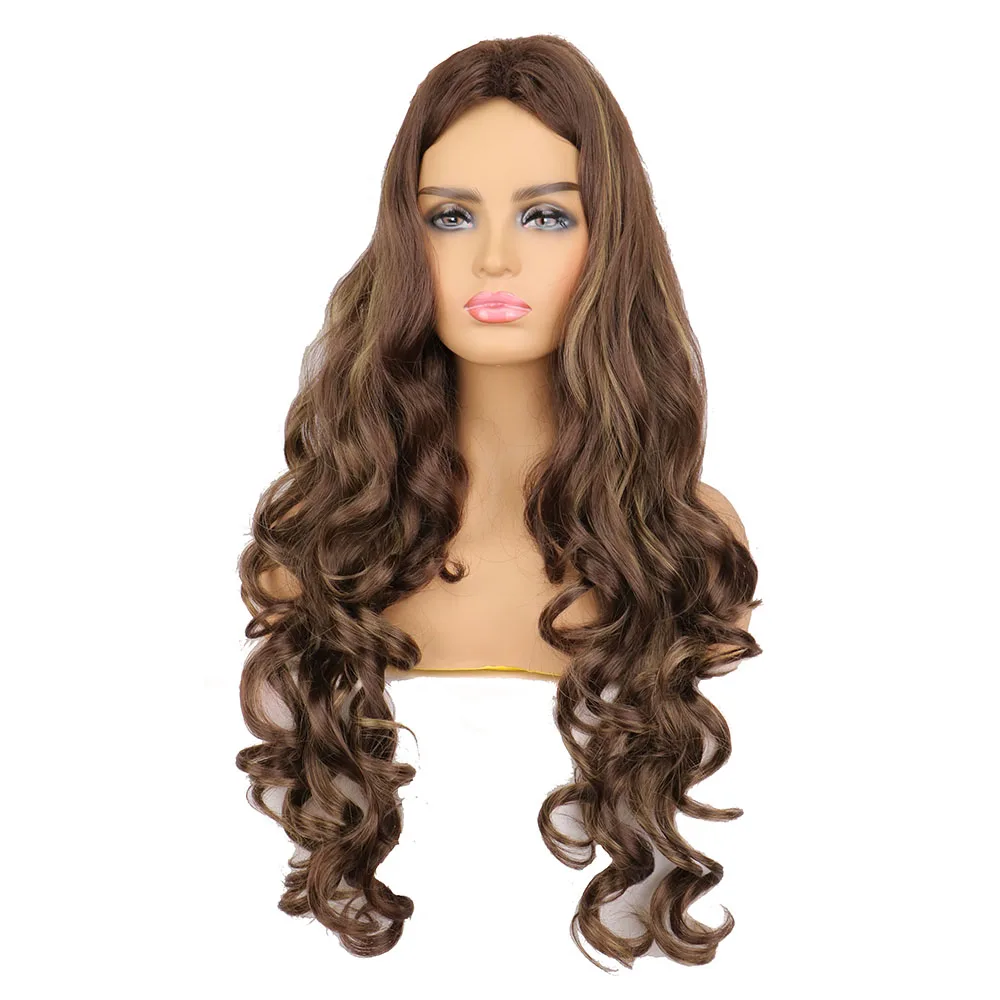 WHIMSICAL W Synthetic Wig Long Curly Wigs For Women Natural Mixed Brown Wigs Heat Resistant Hair
WHIMSICAL W Synthetic Wig Long Curly Wigs For Women Natural Mixed Brown Wigs Heat Resistant Hair