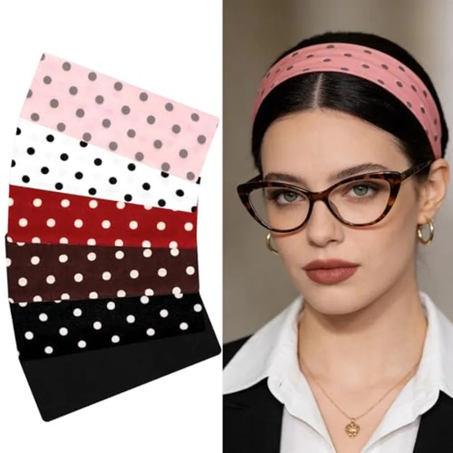 Polka Dot Headband, Trendy Women Hairbands Soft Fabric Dot Head Bands, Non Slip Retro Hair Accessories Cute Gifts for Women Gir
Polka Dot Headband, Trendy Women Hairbands Soft Fabric Dot Head Bands, Non Slip Retro Hair Accessories Cute Gifts for Women Gir