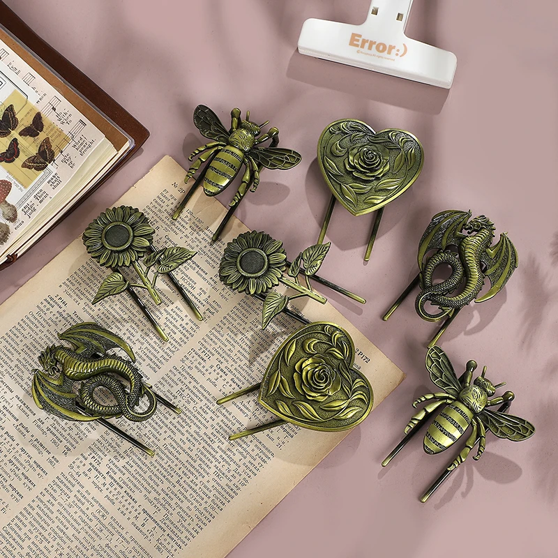 Винтажная бабочка, дракон, пчела, подсолнух, стрекоза, пейзаж, металлические закладки для чтения, папка, креативный журнал, материал, канцелярские принадлежности
Винтажная бабочка, дракон, пчела, подсолнух, стрекоза, пейзаж, металлические закладки для чтения, папка, креативный журнал, материал, канцелярские принадлежности