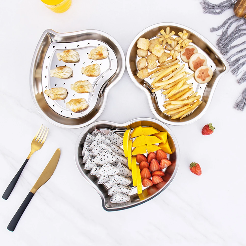 Stainless Steel Double Layer Kitchen Gadget Tray Dumpling Plate Snack Food Chip Storage Healthy Material Easy Clean Firm
Stainless Steel Double Layer Kitchen Gadget Tray Dumpling Plate Snack Food Chip Storage Healthy Material Easy Clean Firm