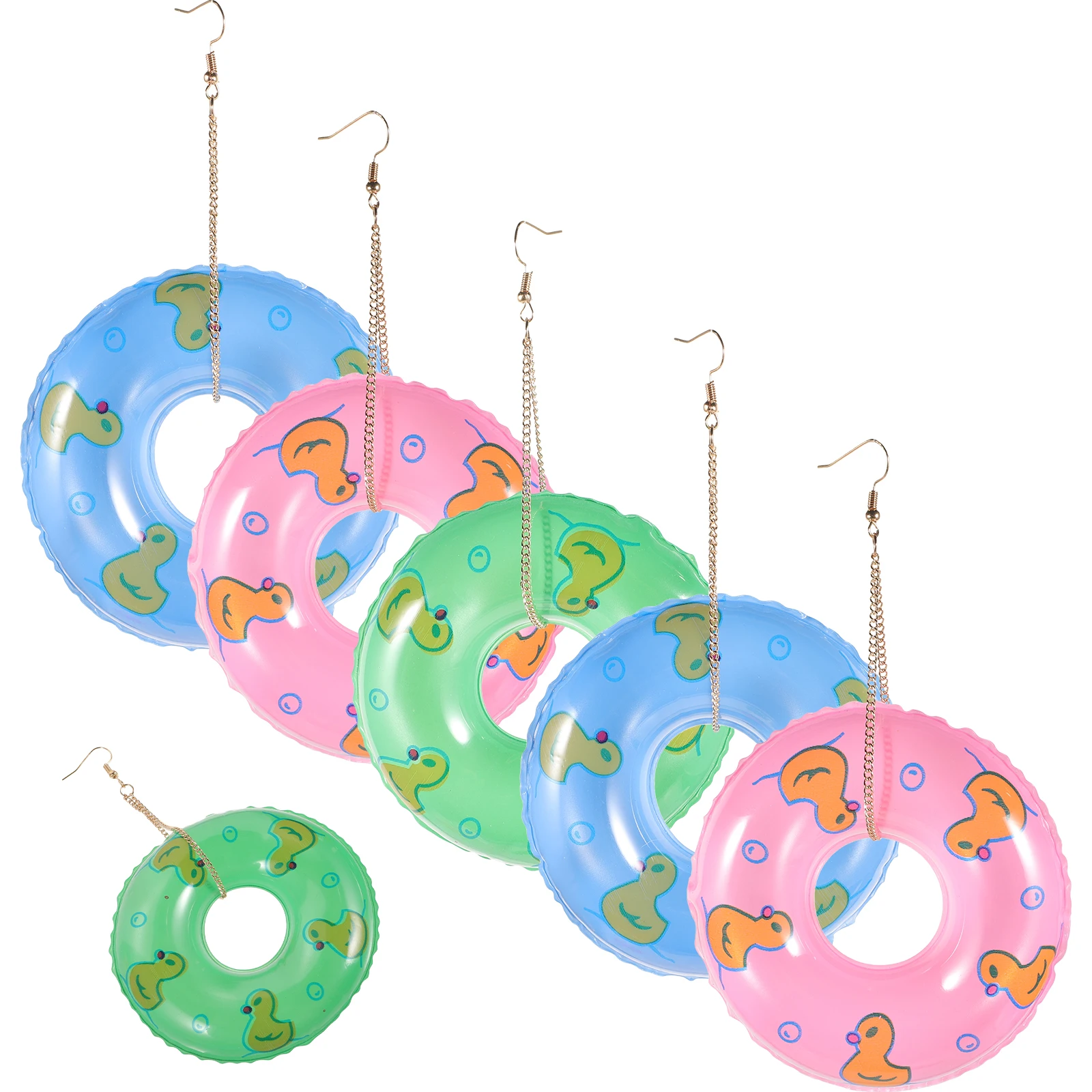 1pcs Swim Ring Earrings Summer Theme Little Blue Pink Green Beach Women Trendy Plastic Travel Lightweight Stylish
1pcs Swim Ring Earrings Summer Theme Little Blue Pink Green Beach Women Trendy Plastic Travel Lightweight Stylish