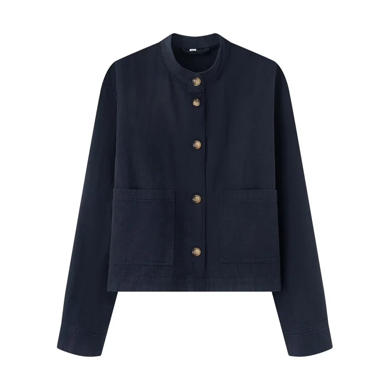 Осеннее новое европейское и американское женское модное пальто в уличном стиле с воротником-стойкой
Осеннее новое европейское и американское женское модное пальто в уличном стиле с воротником-стойкой