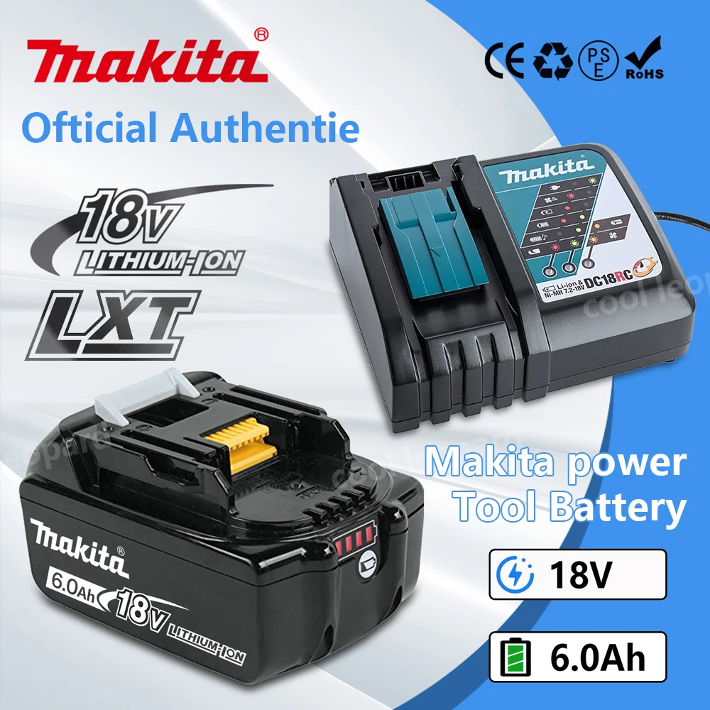 18V Makita 6Ah/5Ah/3Ah for Makita Battery BL1840 BL1830B BL1850B BL1850 BL1860 BL1815 Replacement Lithium Battery
18V Makita 6Ah/5Ah/3Ah for Makita Battery BL1840 BL1830B BL1850B BL1850 BL1860 BL1815 Replacement Lithium Battery
