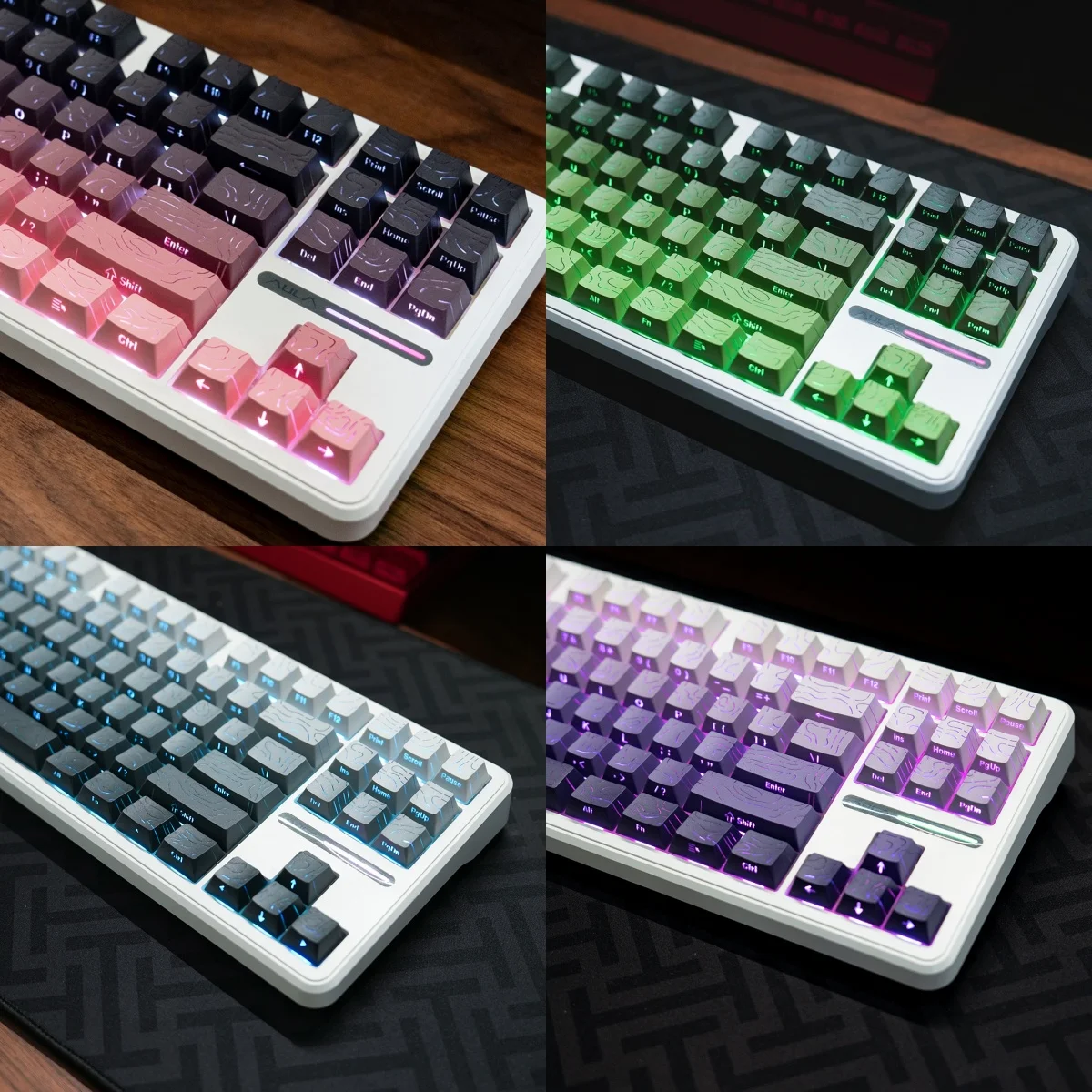 Topographic Gradient Shine Through Keycaps Side Printed PBT Double Shot Keycaps Cherry 130 Keys for MX Switches Gaming Keyboards
Topographic Gradient Shine Through Keycaps Side Printed PBT Double Shot Keycaps Cherry 130 Keys for MX Switches Gaming Keyboards