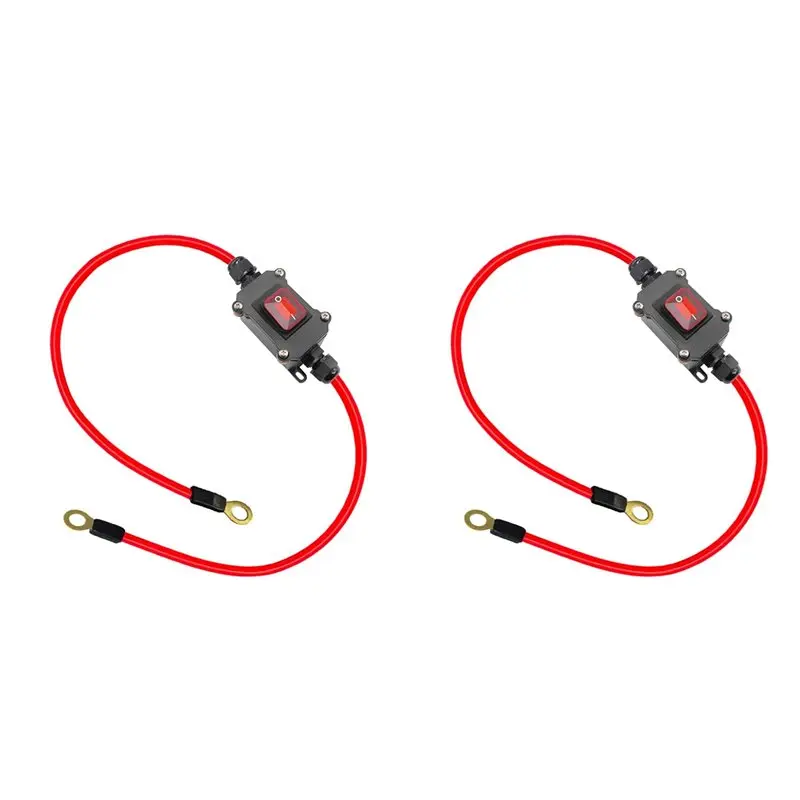 ABMO 2X DC12V Встроенный проводной переключатель DC12-24V DPST Двухсторонний проводный переключатель 25A IP65 с быстроразъемным/выключением/разъединителем
ABMO 2X DC12V Встроенный проводной переключатель DC12-24V DPST Двухсторонний проводный переключатель 25A IP65 с быстроразъемным/выключением/разъединителем