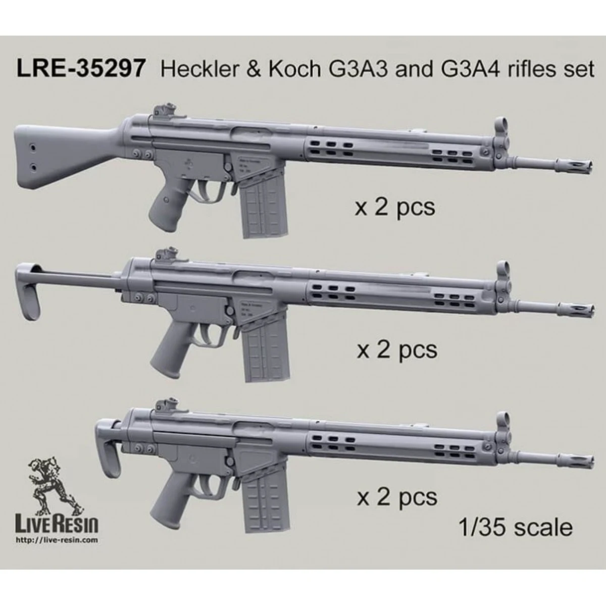 1/35 resin soldier model GK rifle set (6 pieces) - unassembled and unpainted DIY kit - 1251
1/35 resin soldier model GK rifle set (6 pieces) - unassembled and unpainted DIY kit - 1251