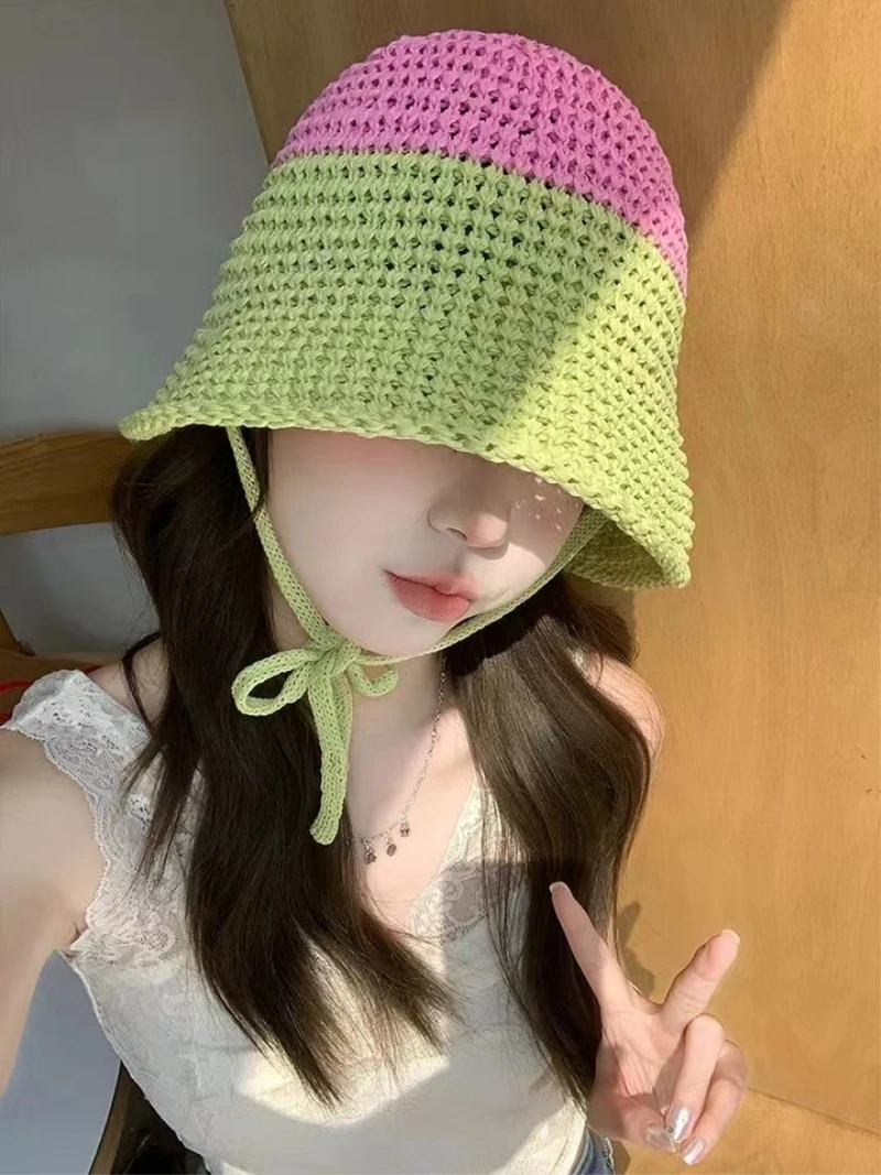 Summer Weave Straw Bucket Hats For Women Spring Travel Sunshade Hat Fishermen Cap For Lady Panama Outdoor Travel Basin Cap Gorro
Summer Weave Straw Bucket Hats For Women Spring Travel Sunshade Hat Fishermen Cap For Lady Panama Outdoor Travel Basin Cap Gorro