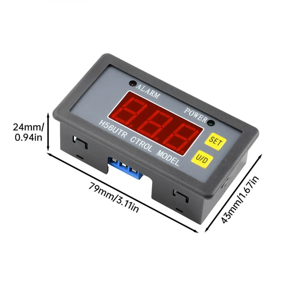 H56UTR Digital Time Delay Relay Module DC12V DC24V Cycle Timing Trigger Switch for Water Pump Motor Delay On Off Time Controller
H56UTR Digital Time Delay Relay Module DC12V DC24V Cycle Timing Trigger Switch for Water Pump Motor Delay On Off Time Controller