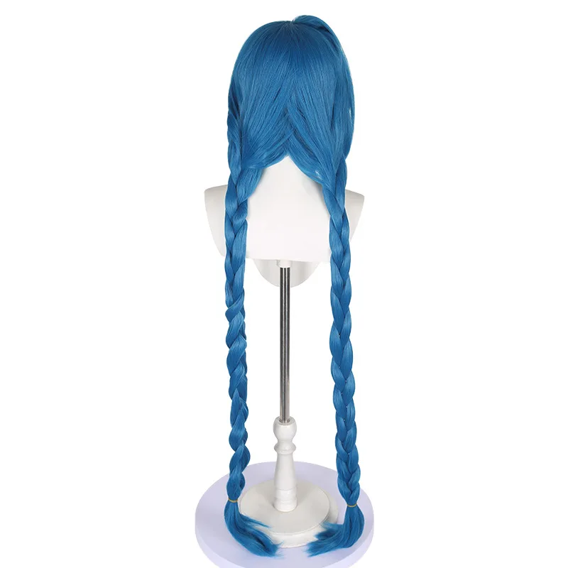 Synthetic Carnival Cosplay Wig Inspired By LOL Blue-Pink Twin Braid Style for Jinx Roleplay Party Costume Festival
Synthetic Carnival Cosplay Wig Inspired By LOL Blue-Pink Twin Braid Style for Jinx Roleplay Party Costume Festival