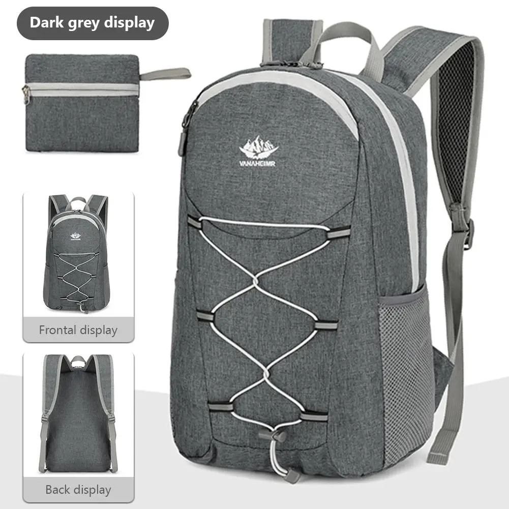 Men Women Foldable Outdoor Backpack Portable Lightweight 15l Large Capacity Fashion Travel Backpack
Men Women Foldable Outdoor Backpack Portable Lightweight 15l Large Capacity Fashion Travel Backpack