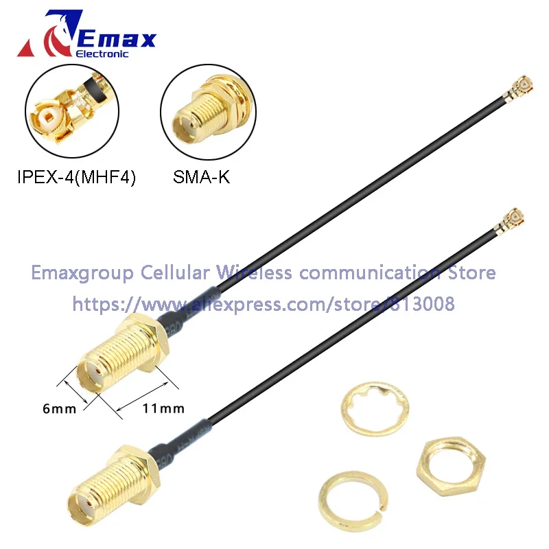 100 шт. MHF4 к SMA, гнездовой RF-переносной пигтейл для модуля M.2 Telit FN990A28 Quectel EM060K-GL EM12-G EM160R-GL RM50N-GL
100 шт. MHF4 к SMA, гнездовой RF-переносной пигтейл для модуля M.2 Telit FN990A28 Quectel EM060K-GL EM12-G EM160R-GL RM50N-GL