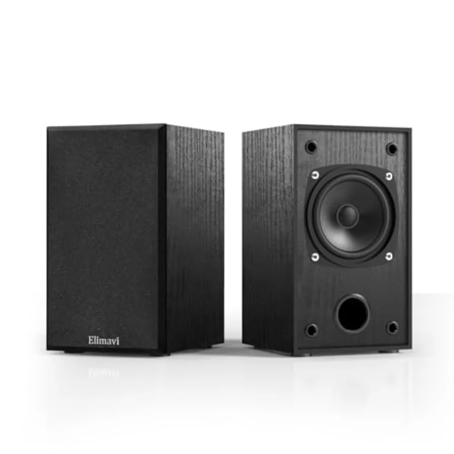 Passive Bookshelf Speakers for Home Theater Surround Sound, Satellite Stereo Speakers with Classic Wood Grain for Record Player
Passive Bookshelf Speakers for Home Theater Surround Sound, Satellite Stereo Speakers with Classic Wood Grain for Record Player