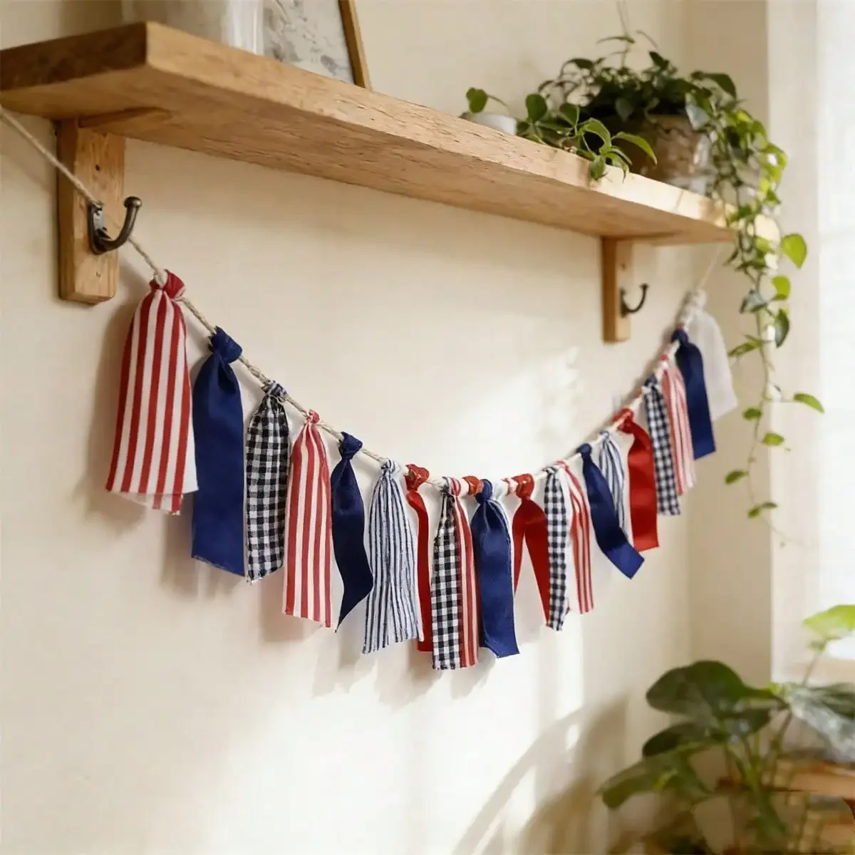 Independence Day, the perfect gift,63Inch 4th Of July Patriotic Tassel Banners Red White Blue Stripe Plaid Print Banner Garland 250th Anniversary Hanging Decorations For Memorial Day Veteran Independence Day Party Decor
Independence Day, the perfect gift,63Inch 4th Of July Patriotic Tassel Banners Red White Blue Stripe Plaid Print Banner Garland 250th Anniversary Hanging Decorations For Memorial Day Veteran Independence Day Party Decor