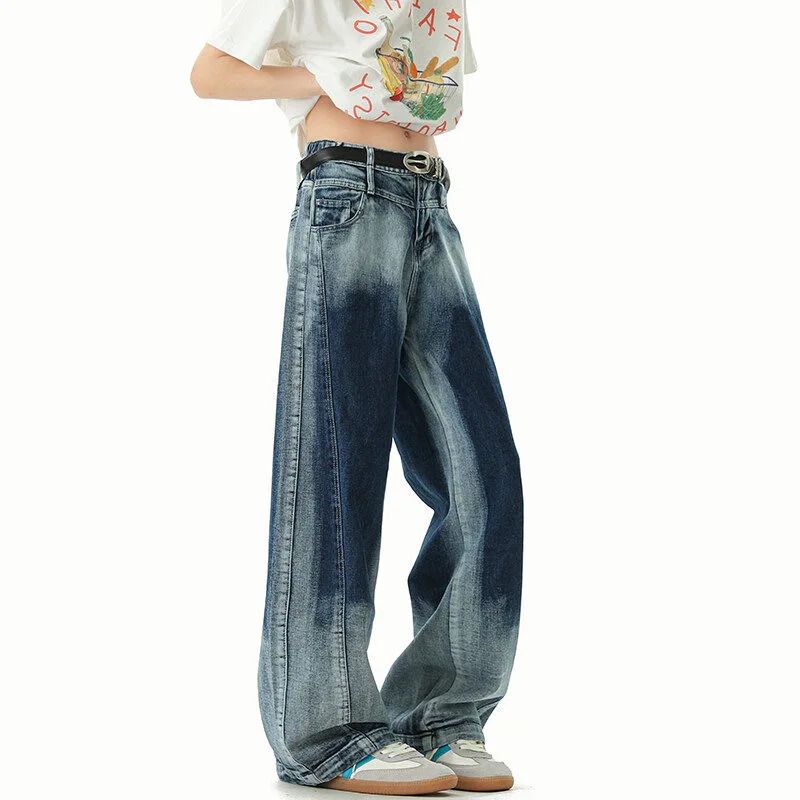 Autumn and Spring New Fashion Trend American Vintage Straight Leg Plus Size Men's Loose Sports High Quality Denim Pants M-5XL
Autumn and Spring New Fashion Trend American Vintage Straight Leg Plus Size Men's Loose Sports High Quality Denim Pants M-5XL