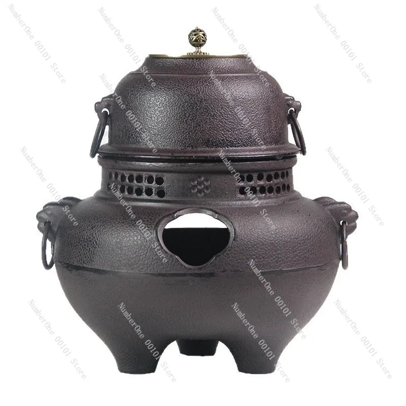 Japanese Style Cast Iron Charcoal Tea Stove Outdoor Patio Tea Brewing Furnace Household Carbon Fired Tea Maker Oni Face
Japanese Style Cast Iron Charcoal Tea Stove Outdoor Patio Tea Brewing Furnace Household Carbon Fired Tea Maker Oni Face