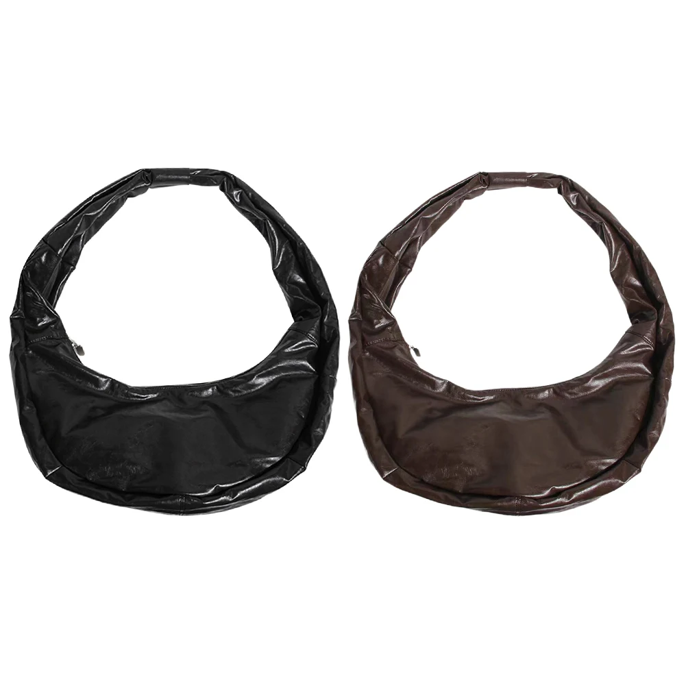 Women Crescent Shoulder Bag PU Leather Vintage Crossbody Bag Large Capacity Simple Sling Handbag Ladies Daily Bag
Women Crescent Shoulder Bag PU Leather Vintage Crossbody Bag Large Capacity Simple Sling Handbag Ladies Daily Bag