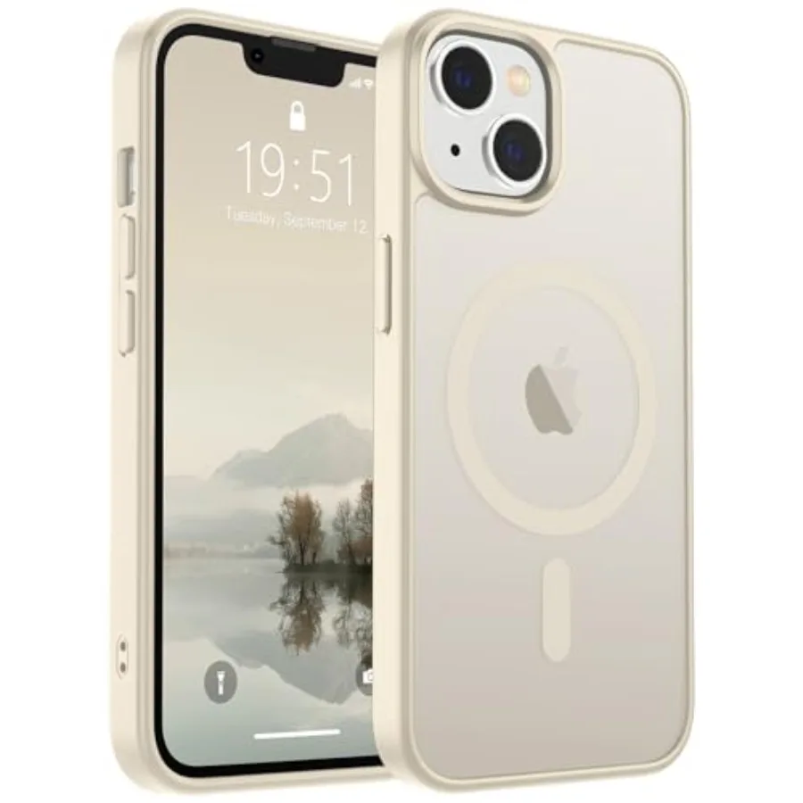 Magnetic for iPhone 14 Case iPhone 13 Case Compatible with MagSafe (Military Grade Drop Protection) Slim Translucent Matte Shoc
Magnetic for iPhone 14 Case iPhone 13 Case Compatible with MagSafe (Military Grade Drop Protection) Slim Translucent Matte Shoc