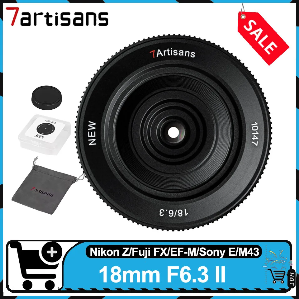 7artisans 18mm F6.3 II Wide Angle Street and Documentary Photography Camera Lens Manual Ultra-thin APS-C Focus for Sony Fuji
7artisans 18mm F6.3 II Wide Angle Street and Documentary Photography Camera Lens Manual Ultra-thin APS-C Focus for Sony Fuji